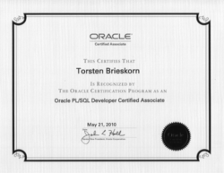 OCA PL/SQL certificate