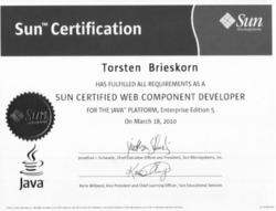 SCWCD certificate
