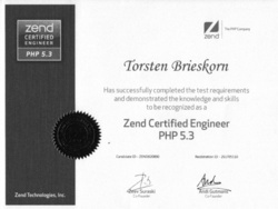ZCE PHP 5.3 certificate